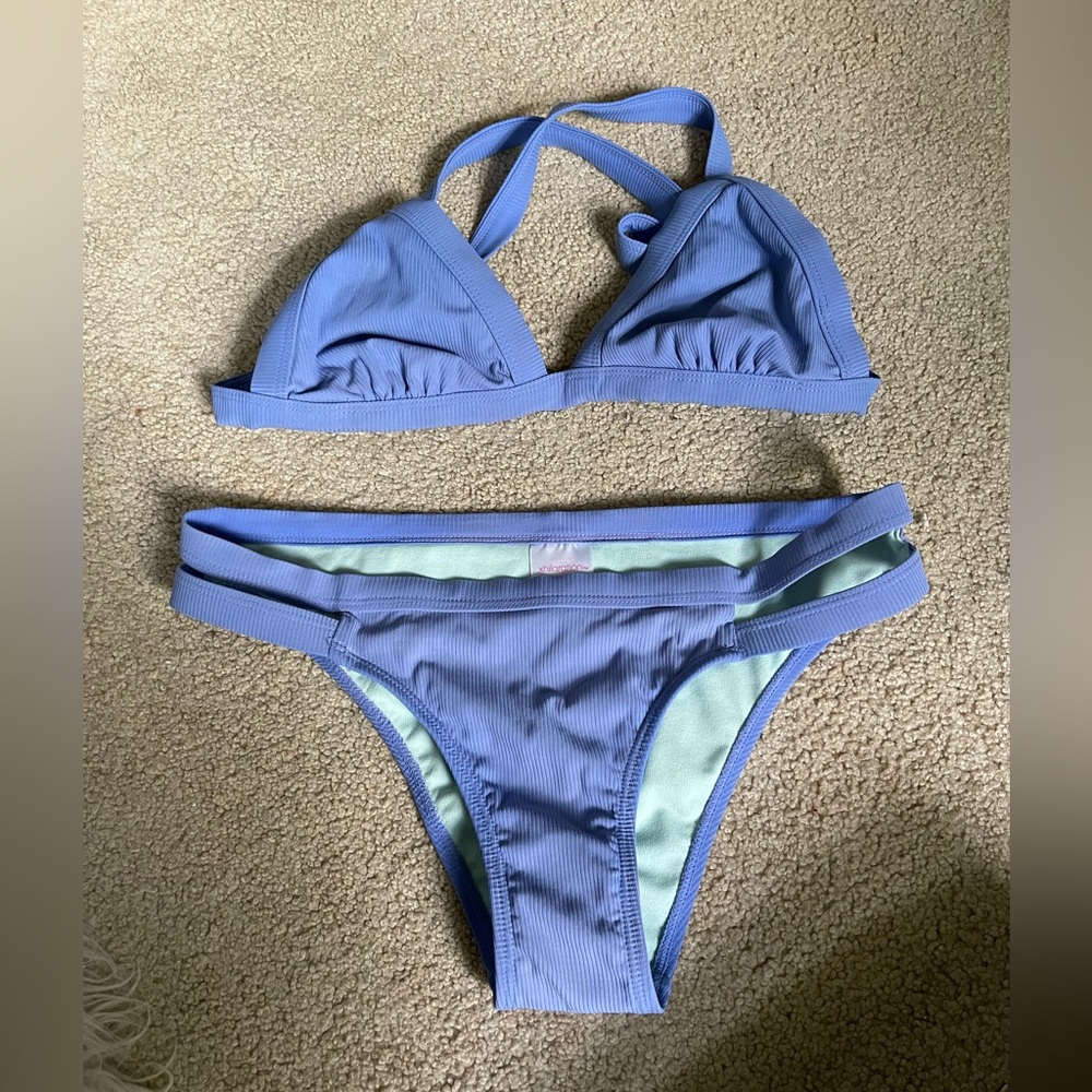Periwinkle Target Bikini Set